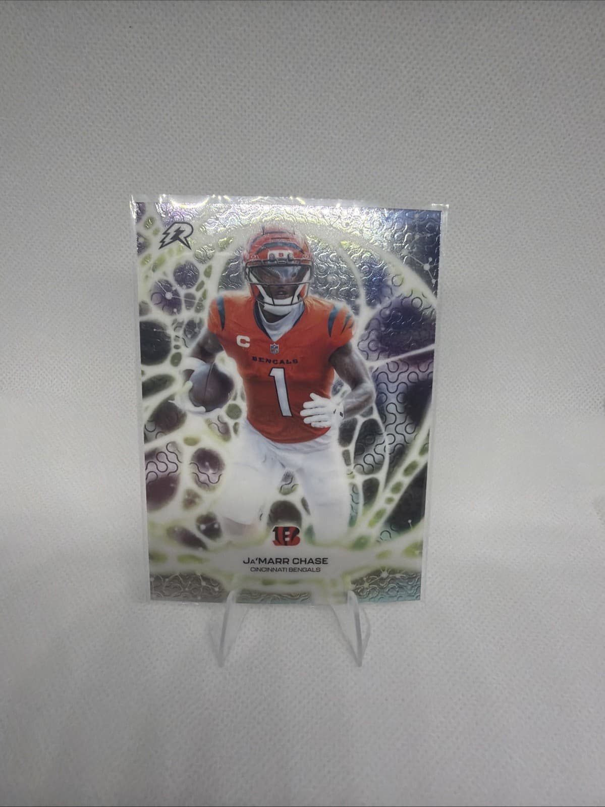 Listing photo for Topps Protonyx 2026 Ja'Marr Chase Insert PT-18 Cincinnati Bengals NFL Card