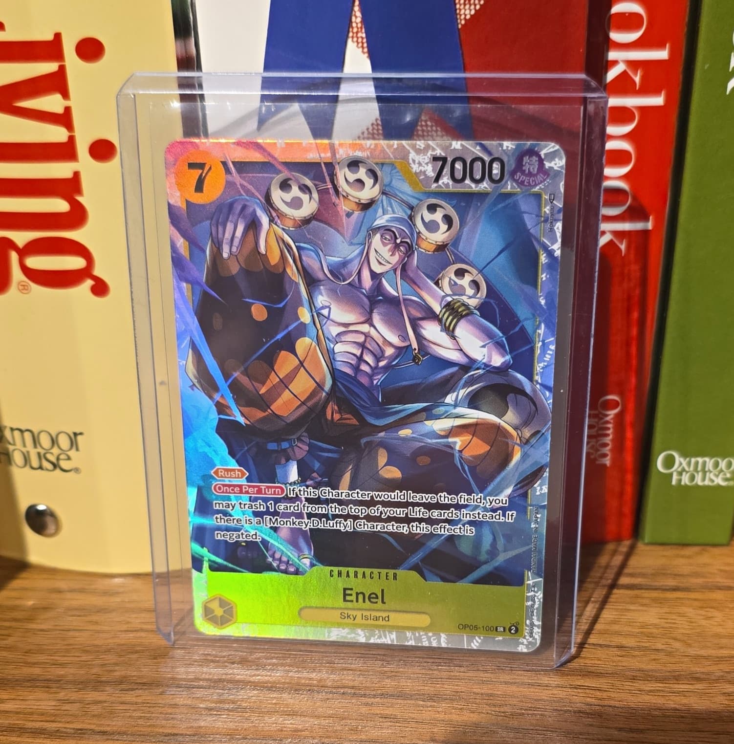 Listing photo for One Piece Card Game Enel OP05-100 Awakening New Era Alt Art SR Foil EN