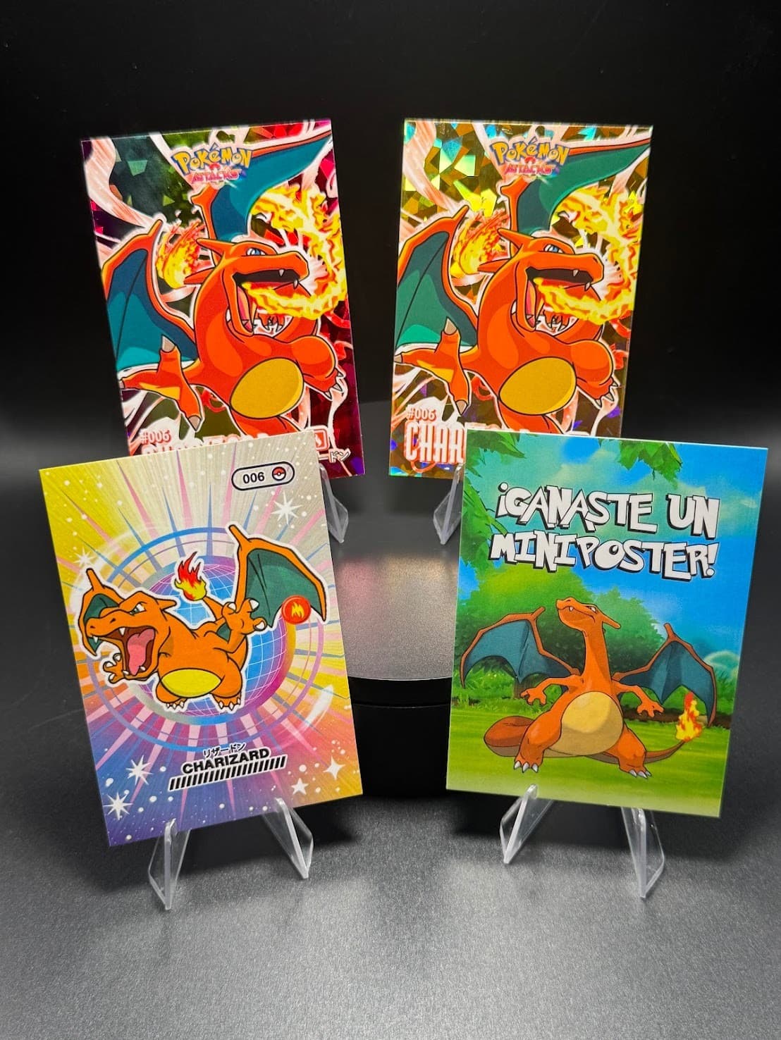 Listing photo for Pokémon Charizard Set of 4 - Charizard #06 Peru/NON-TCG Card Set