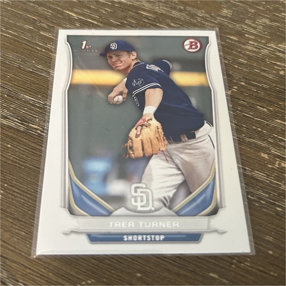 Listing photo for Bowman 2014 Draft Trea Turner #DP10 1st Bowman Rookie San Diego Padres MLB Card