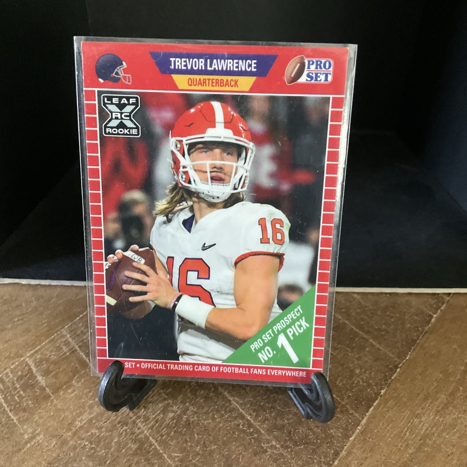Listing photo for 2021 Tevor Lawrence Leaf Pro Set RC Card!! *NFL DRAFT 1st Overall Pick/Jaguars*
