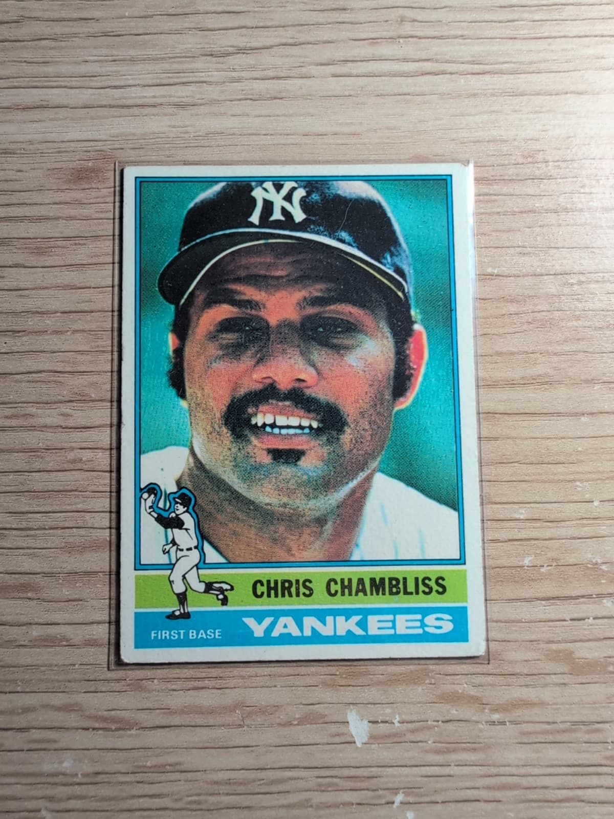 Listing photo for 1976 Topps #65 Chris Chambliss New York Yankees MLB Baseball Card