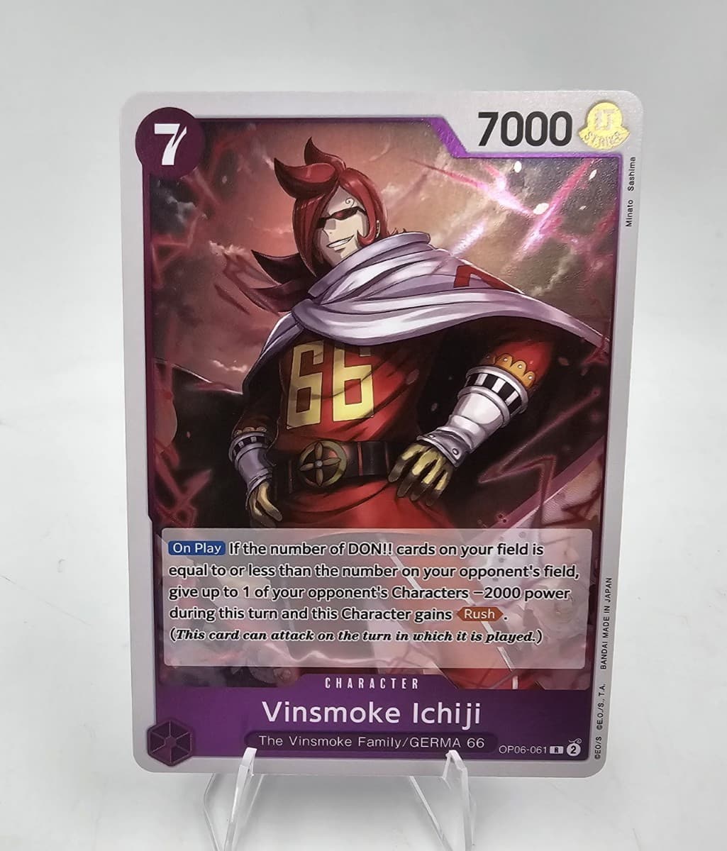 Listing photo for VINSMOKE ICHIJI OP06-061 R WINGS OF THE CAPTAIN ENGLISH ONE PIECE CARD GAME NM