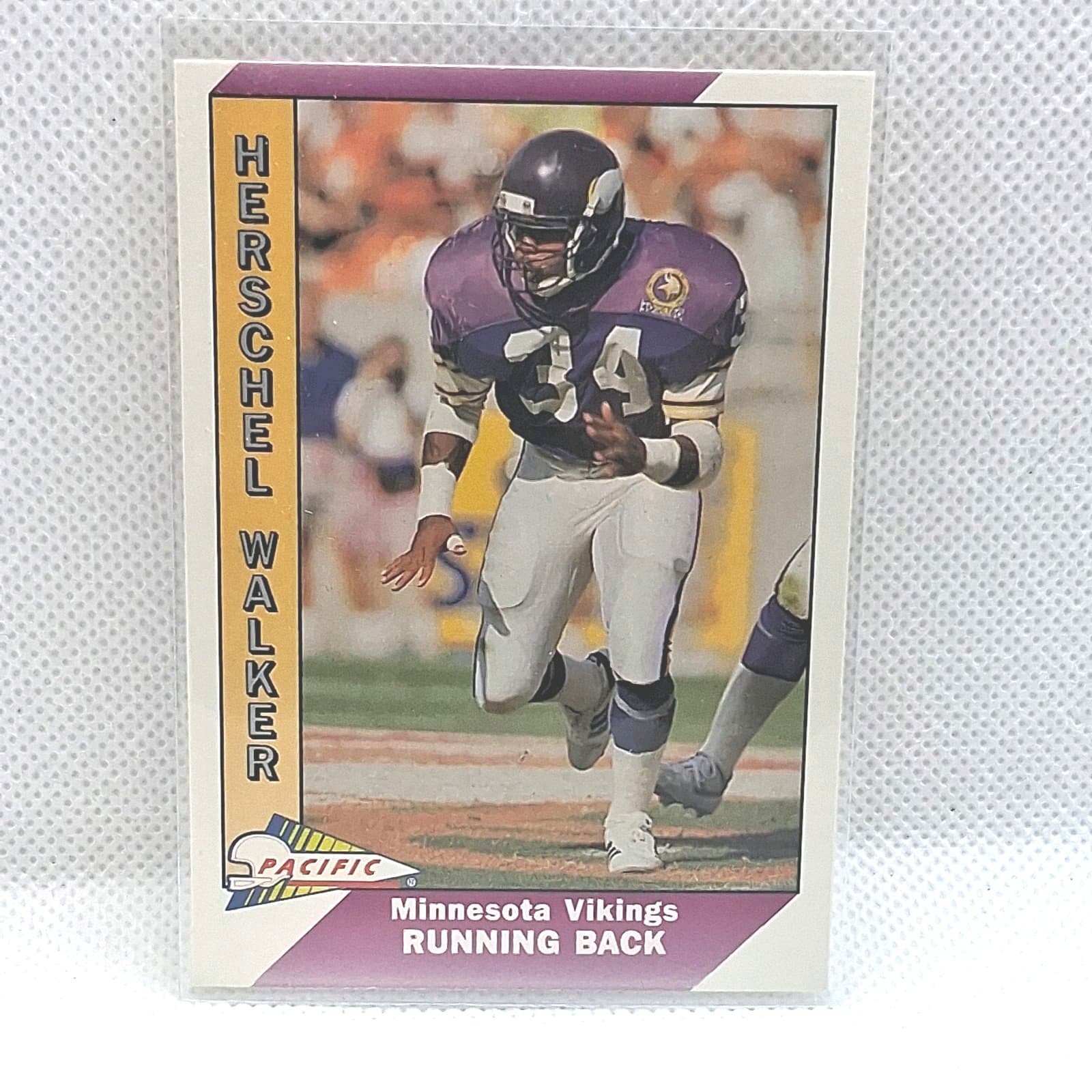 Listing photo for 1991 Pacific #299 Herschel Walker Minnesota Vikings NFL Football Card