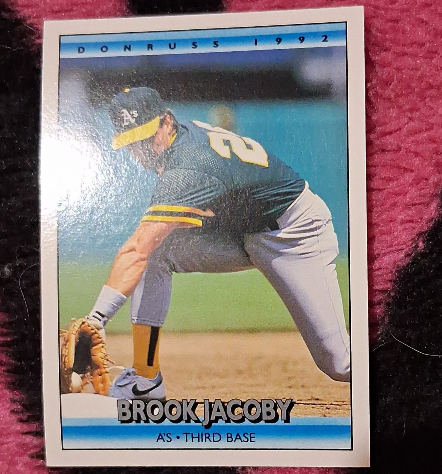 Listing photo for 1992 Donruss Brook Jacoby #670 Oakland Athletics MLB Baseball Card Base Set