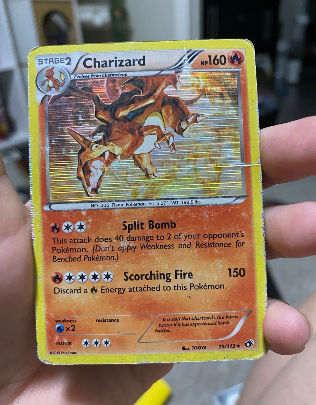 Listing photo for The Pokémon Company Charizard 19/113 Legendary Treasures Holo Rare EN 160HP
