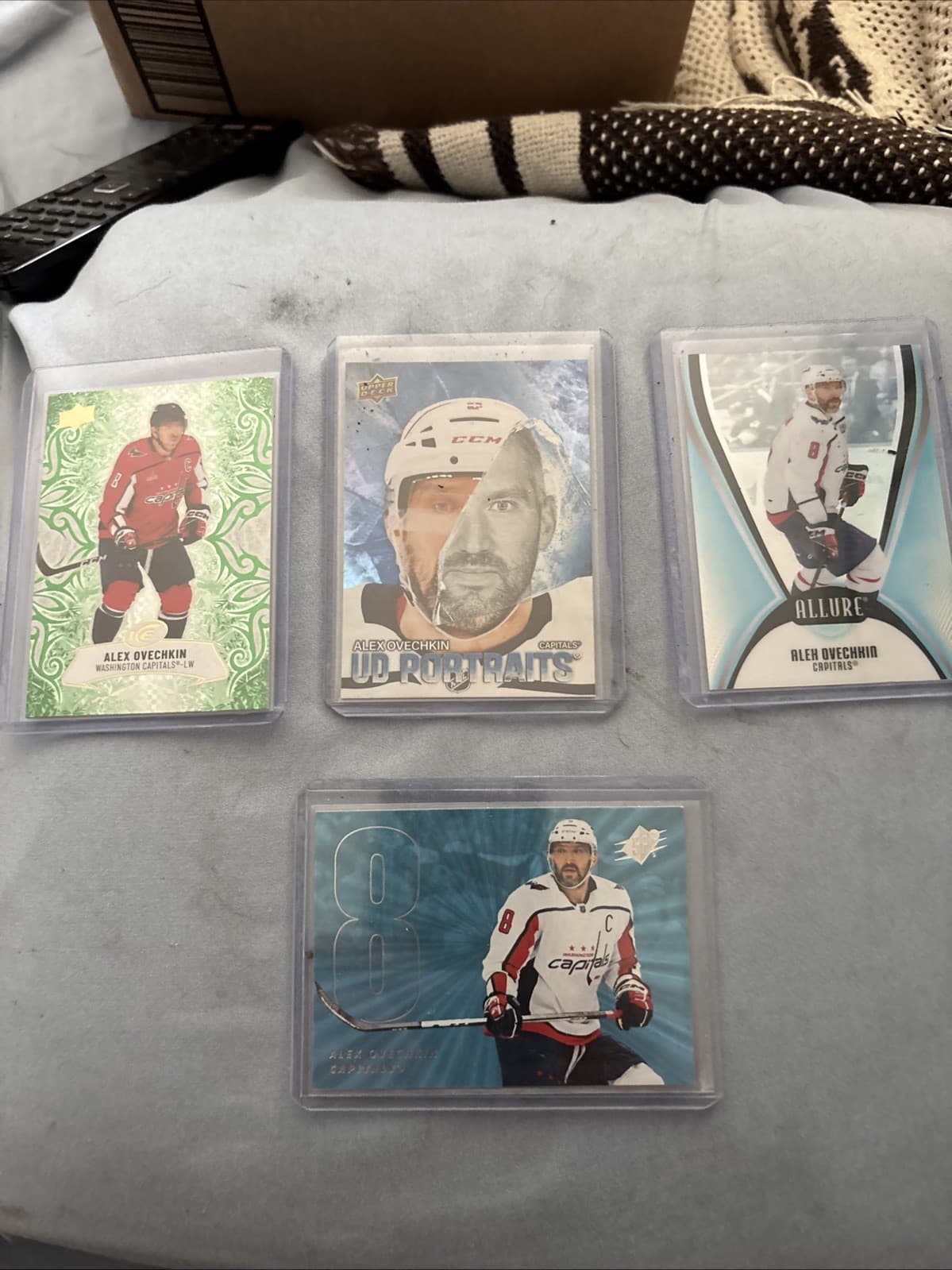 Listing photo for 4 Alex Ovechkin NHL Hockey Cards
