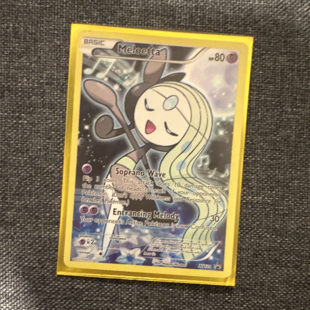 Listing photo for Pokemon TCG Meloetta XY120 Holo Promo 80 HP English Basic XY Psychic