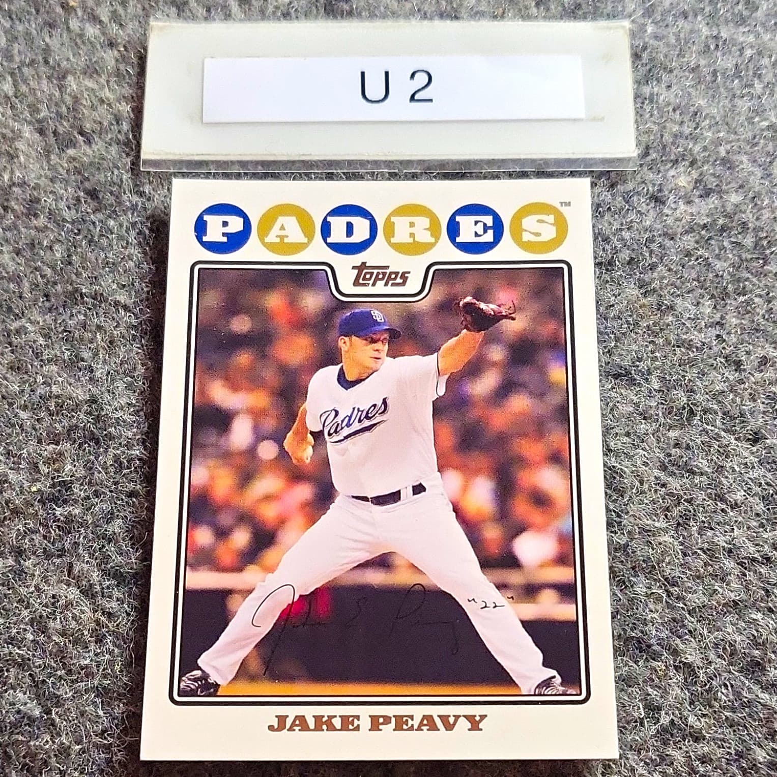 Listing photo for Topps 2008 Jake Peavy #50 - San Diego Padres MLB Baseball Trading Card