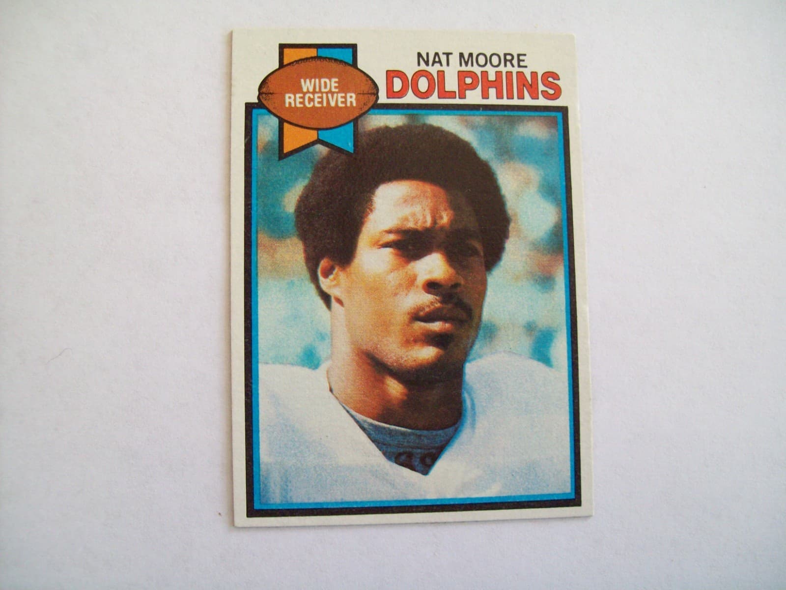 Listing photo for NAT MOORE MIAMI DOLPHINS 1979 TOPPS NFL CARD #120 FOOTBALL VINTAGE NFL CARD