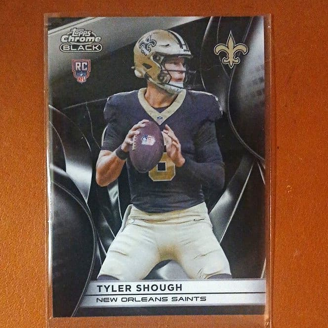 Listing photo for Topps Chrome Black 2025 Tyler Shough Saints Rookie Card #133 NFL