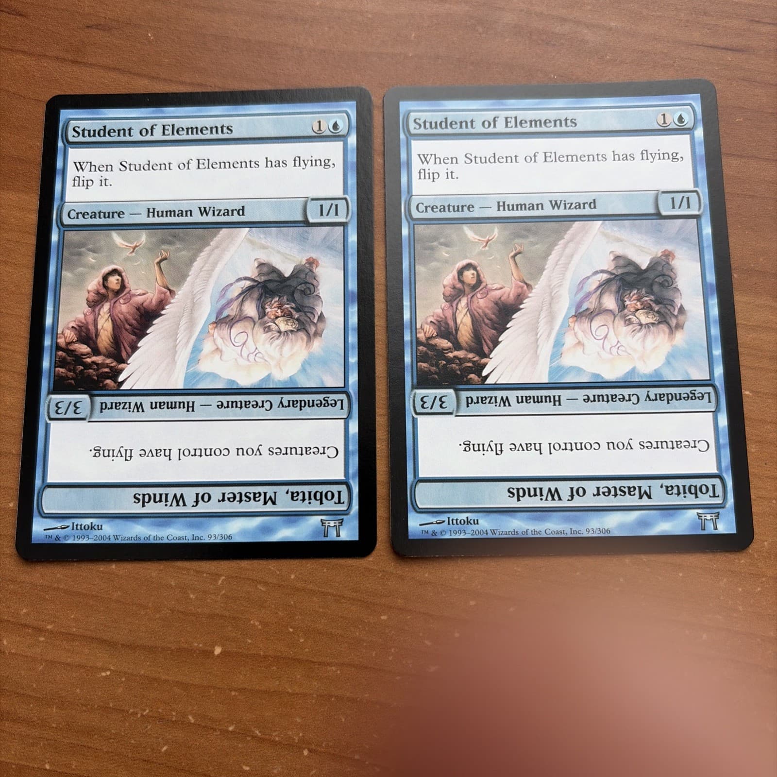 Listing photo for Magic the Gathering Student of Elements Champions of Kamigawa MTG Cards (x2)