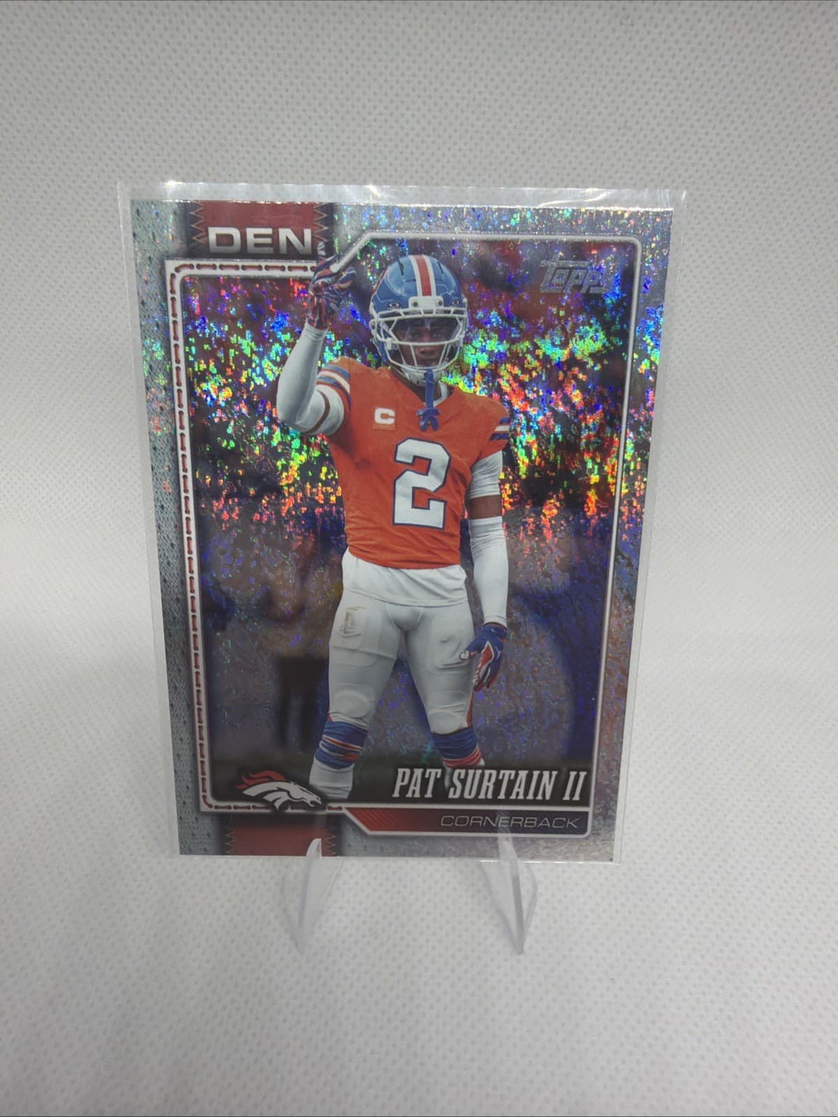 Listing photo for Topps 2025 Pat Surtain II Broncos Parallel NFL Football Card #60