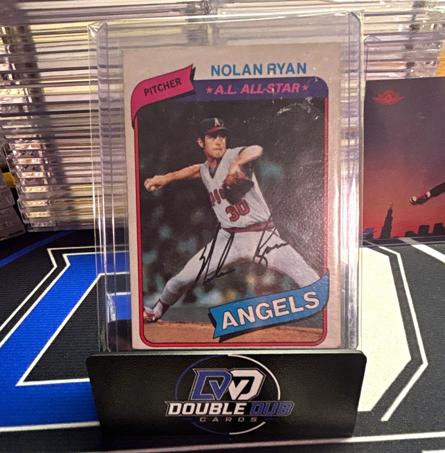 Listing photo for Topps 1975 Nolan Ryan A.L. All-Star Auto #580 California Angels MLB Card