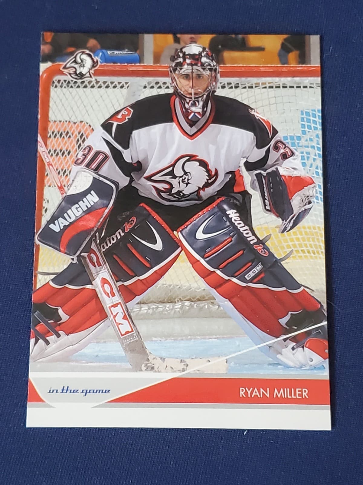 Listing photo for 2002-03 Ryan Miller ITG NHL Hockey Card #11 - Buffalo Sabres
