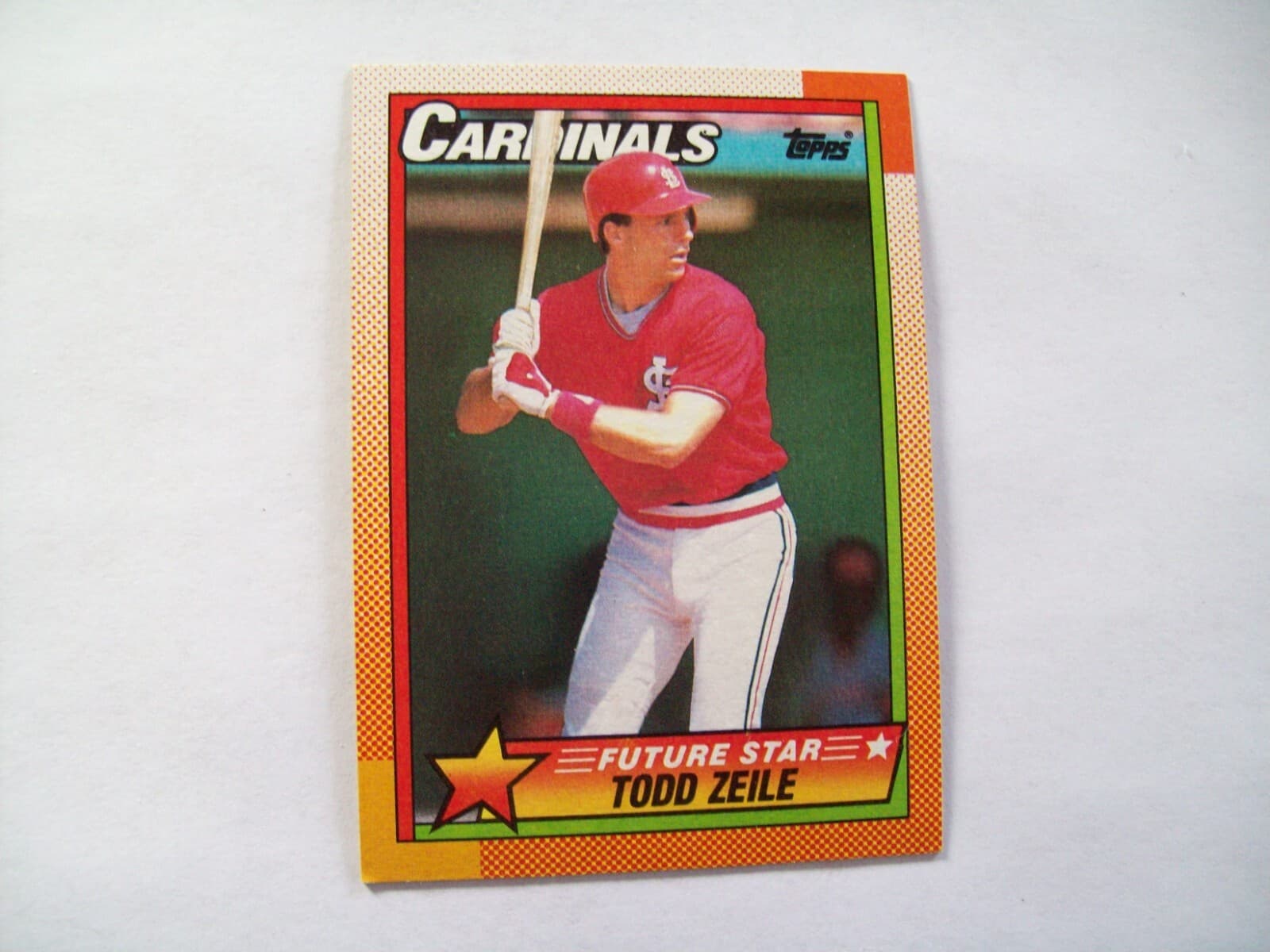 Listing photo for Todd Zeile ROOKIE St. Louis Cardinals 1990 TOPPS 162 MLB BASEBALL CARD