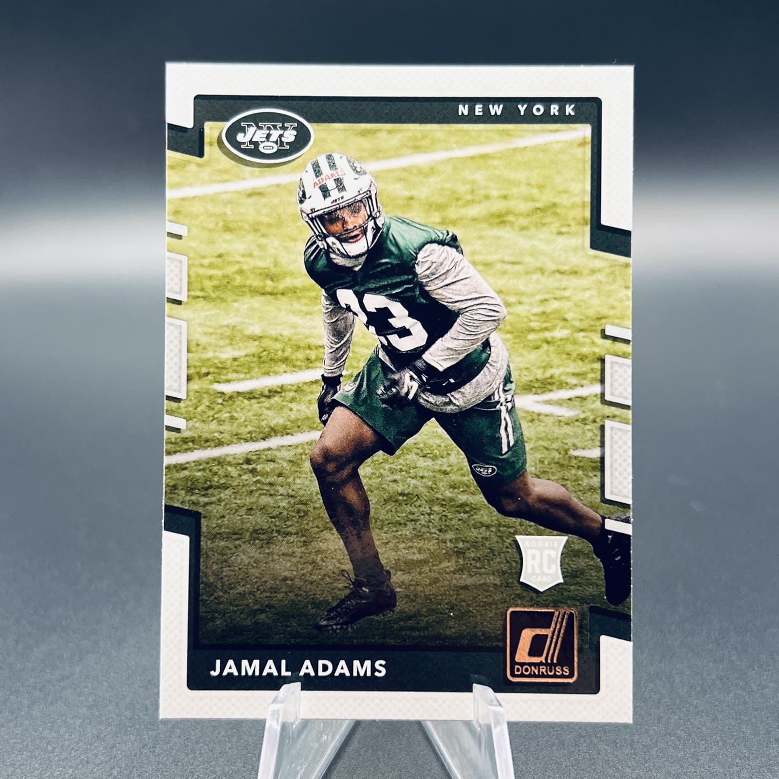 Listing photo for 2017 Panini Donruss Rookies Jamal Adams #376 NFL RC Football Card NY Jets