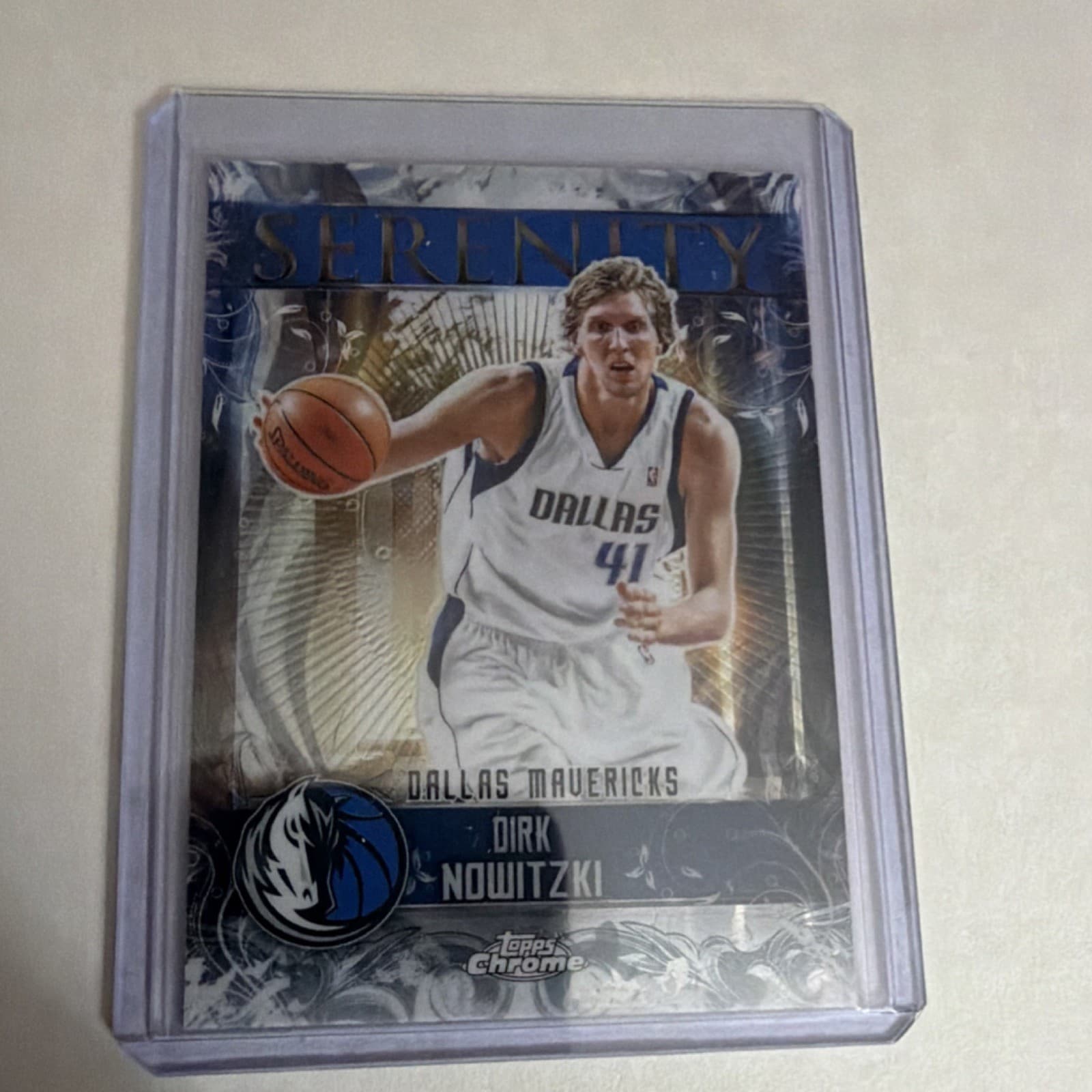 Listing photo for 🔥Topps 2025-26 Chrome Serenity Dirk Nowitzki #SY-10 Dallas Mavericks NBA Card🔥