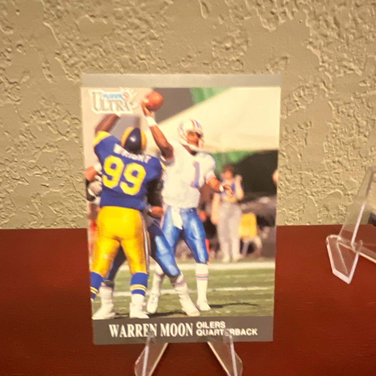 Listing photo for Fleer Ultra 1991 Warren Moon Houston Oilers #53 NFL Football Base Set Card