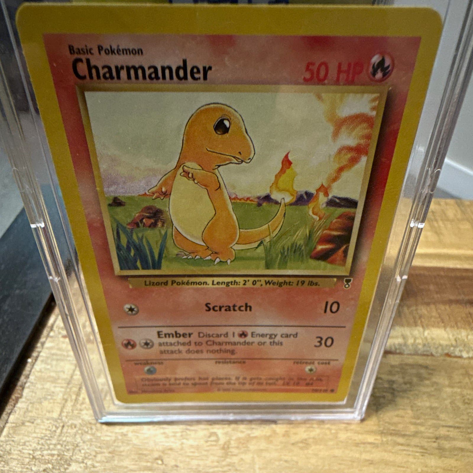 Listing photo for Wizards of the Coast Base Set Charmander 70/110 50 HP Common Regular ENG 1999