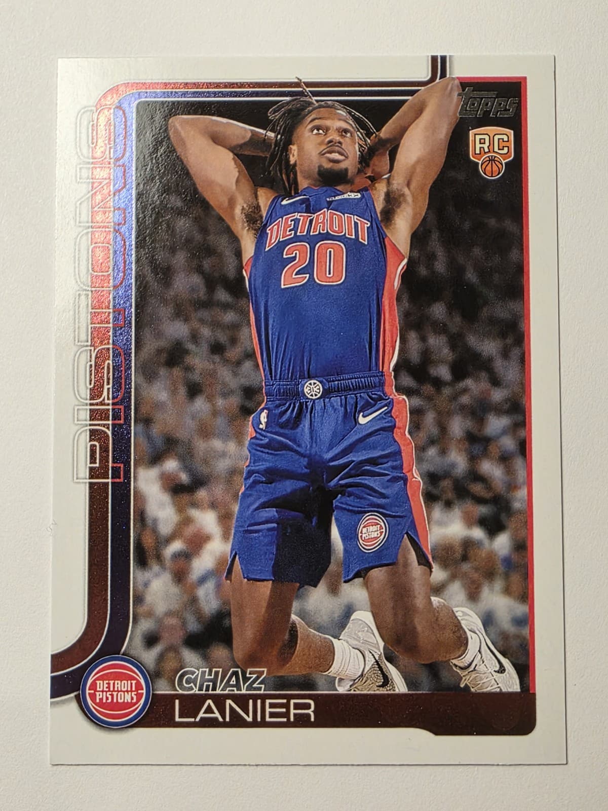 Listing photo for Chaz Lanier ROOKIE 2025/26 Topps NBA Basketball Flagship Card #238 RC 🔥 Pistons