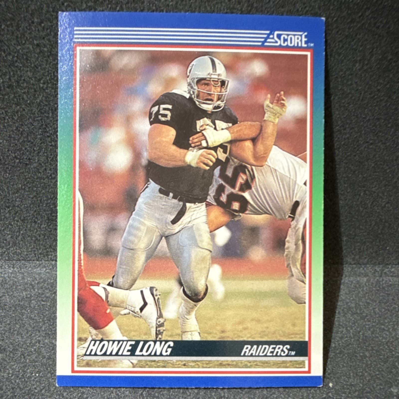 Listing photo for 1990 Score Howie Long #98 Oakland Raiders NFL Football Card Base Set