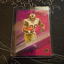 Listing photo for Topps Finest Refractor Marshall Faulk #88 St. Louis Rams NFL Football Card