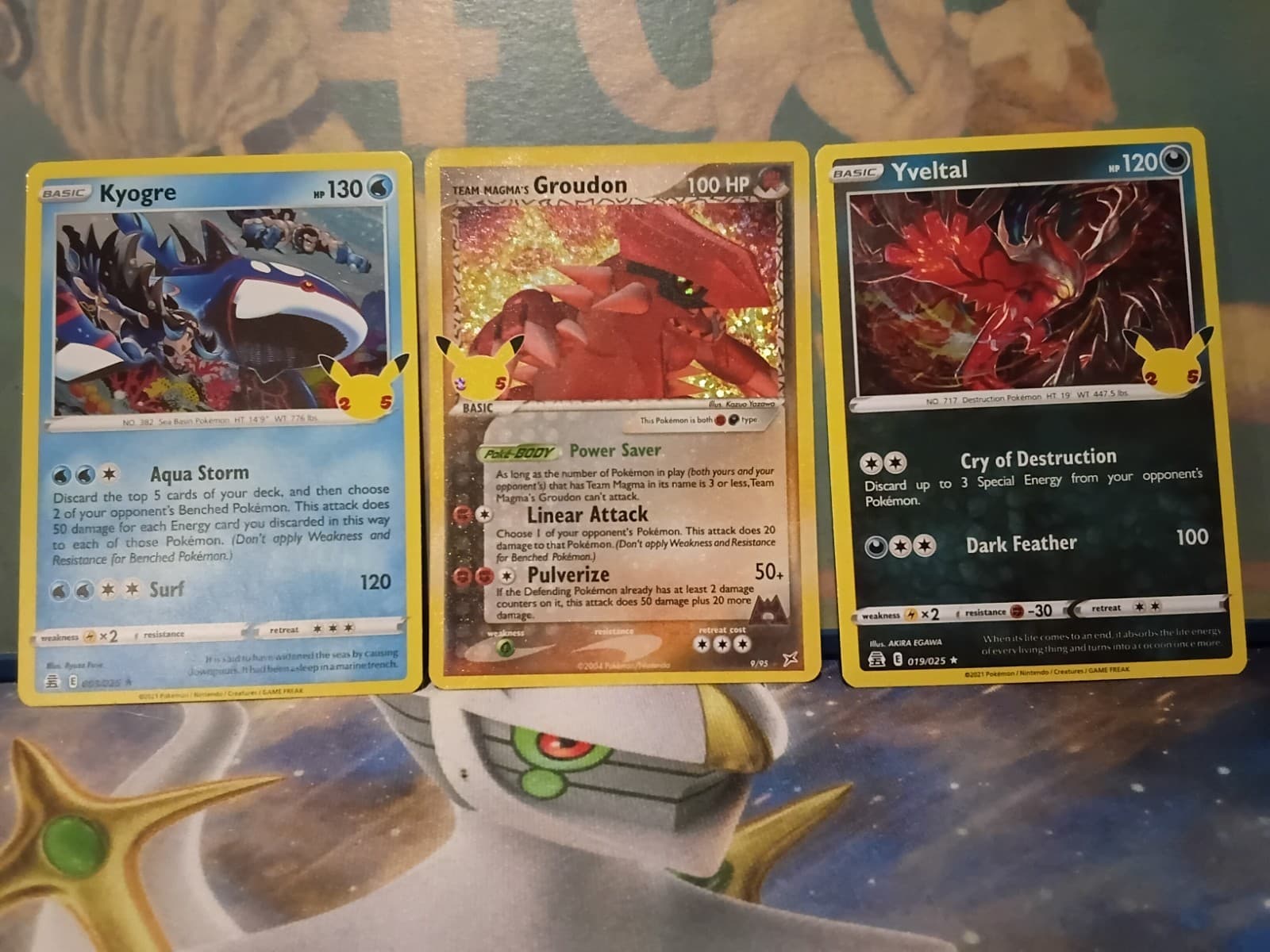 Listing photo for pokemon tcg celebrations 25th anniversary 3 card lot Pokemon Tcg