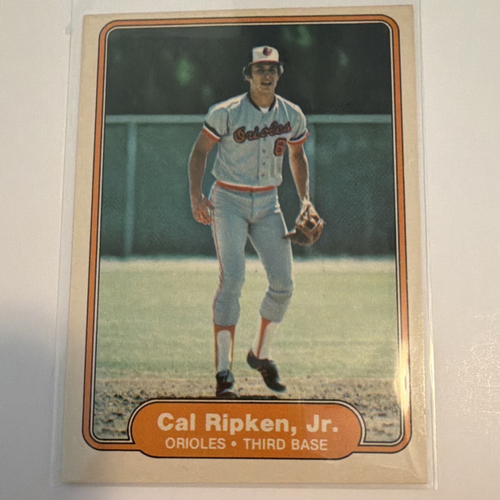 Listing photo for Fleer 1982 Cal Ripken Jr. Rookie Card #176 Baltimore Orioles Base Set MLB