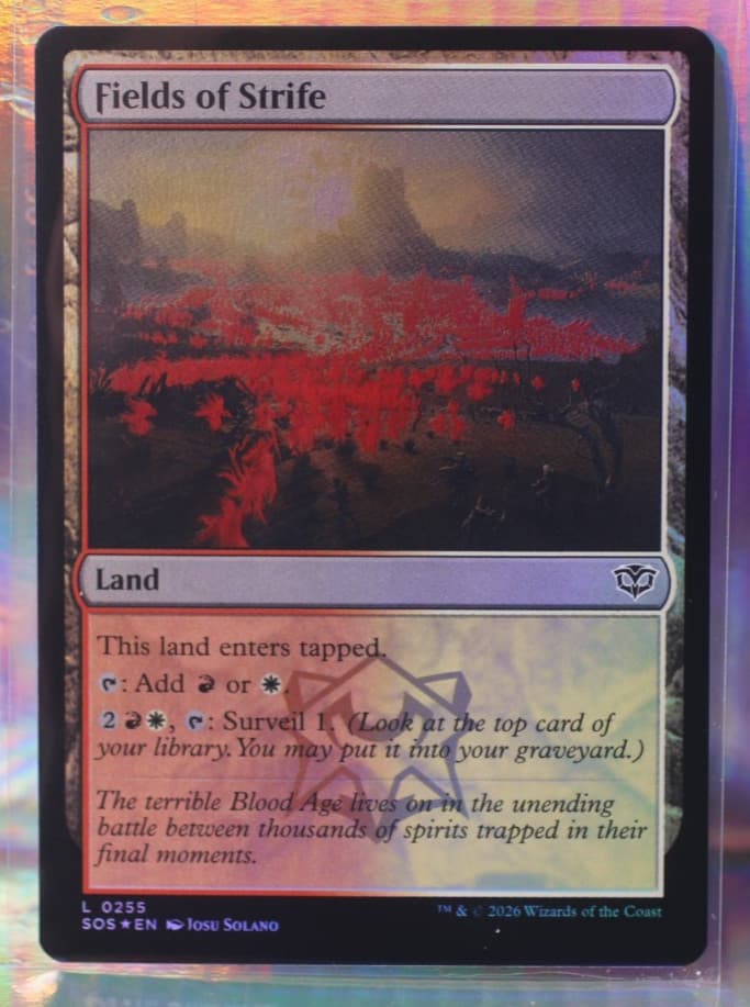 Listing photo for Mtg 1x Fields of Strife Foil Secrets of Strixhaven Magic the Gathering card