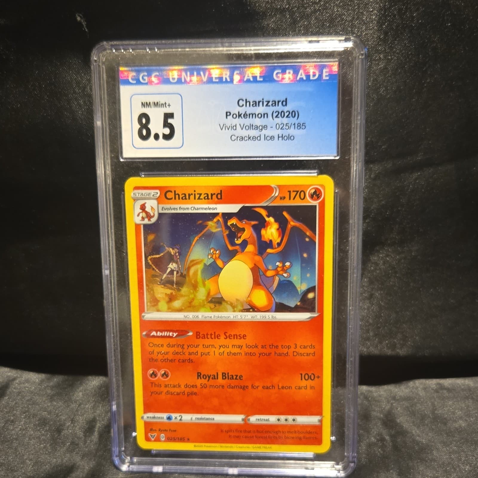 Listing photo for Pokemon TCG Charizard 001/015 McDonald's 2024 Promo Regular English 170HP