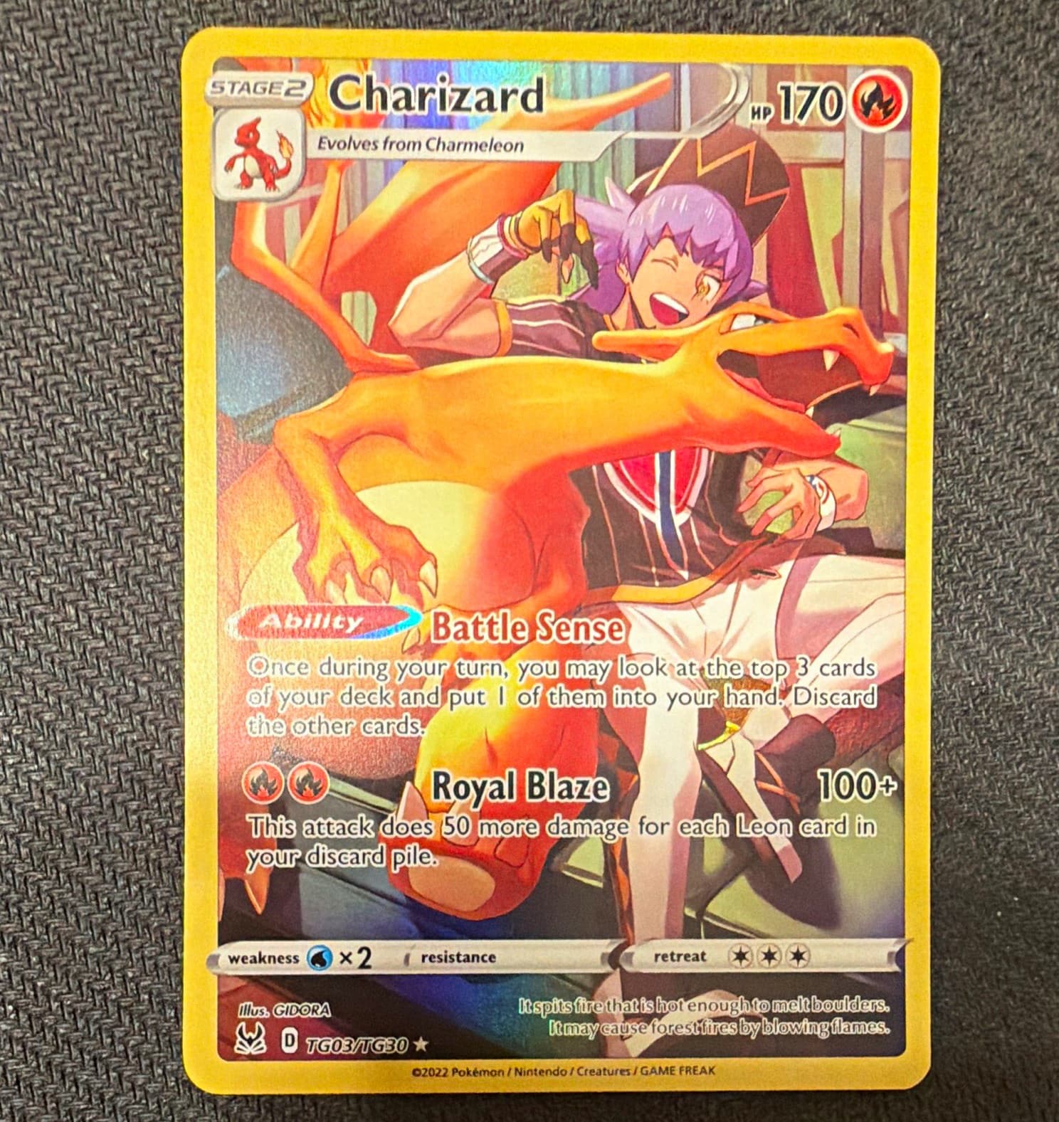 Listing photo for The Pokémon Company Pokémon TCG Charizard TG03/TG30 LO TG Holo EN 170HP