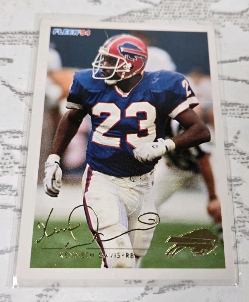 Listing photo for 1994 Fleer NFL Football Card Buffalo Bills Kenneth Davis #38