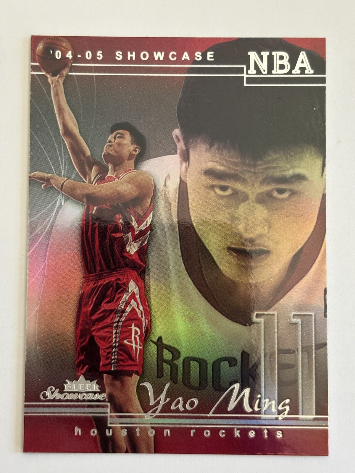 Listing photo for Yao Ming 2004-05 Fleer Showcase Collection #16 Houston Rockets NBA Card