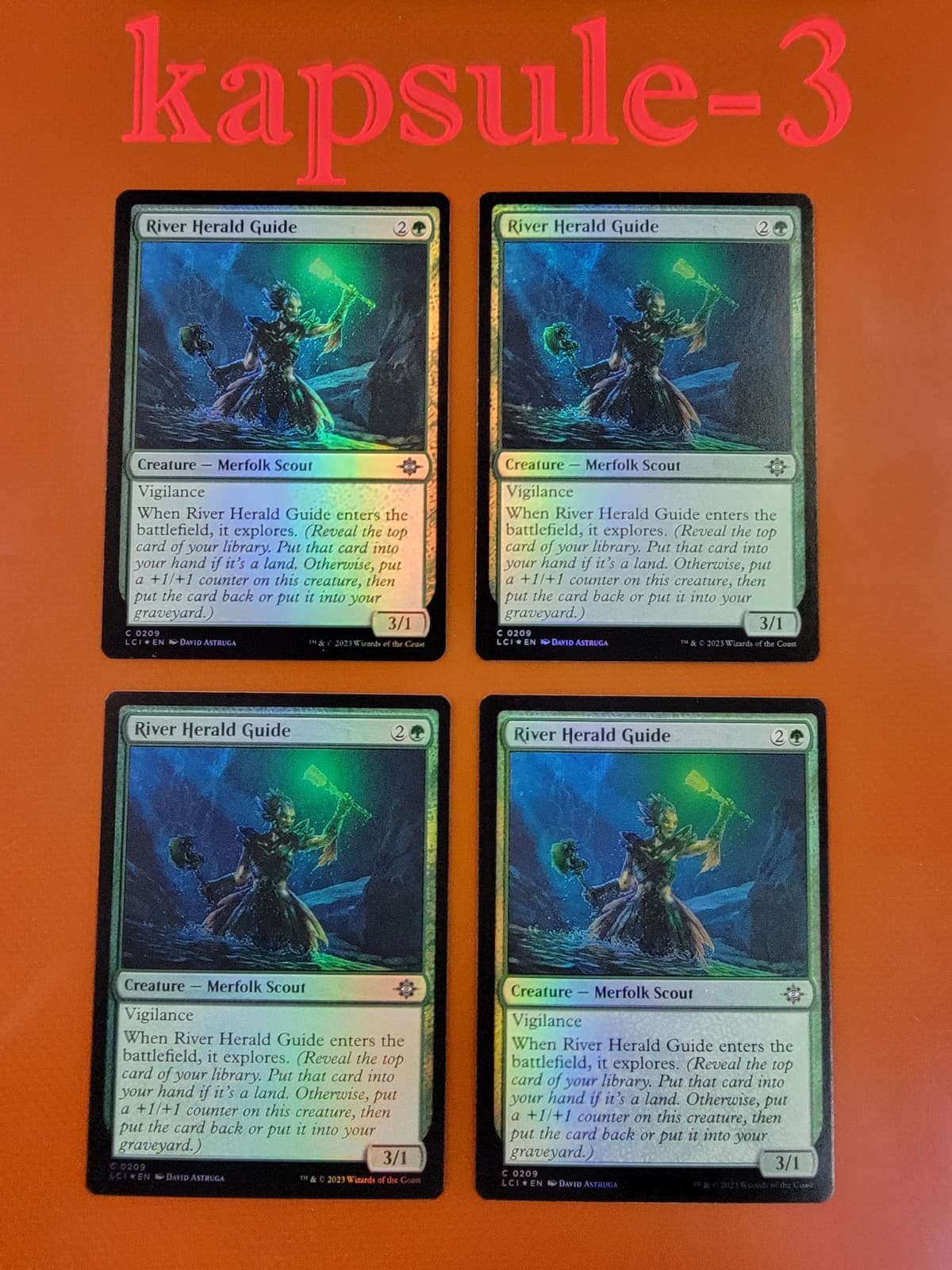 Listing photo for 4x River Herald Guide | FOIL | Lost Caverns of Ixalan | MTG MAGIC CARDS