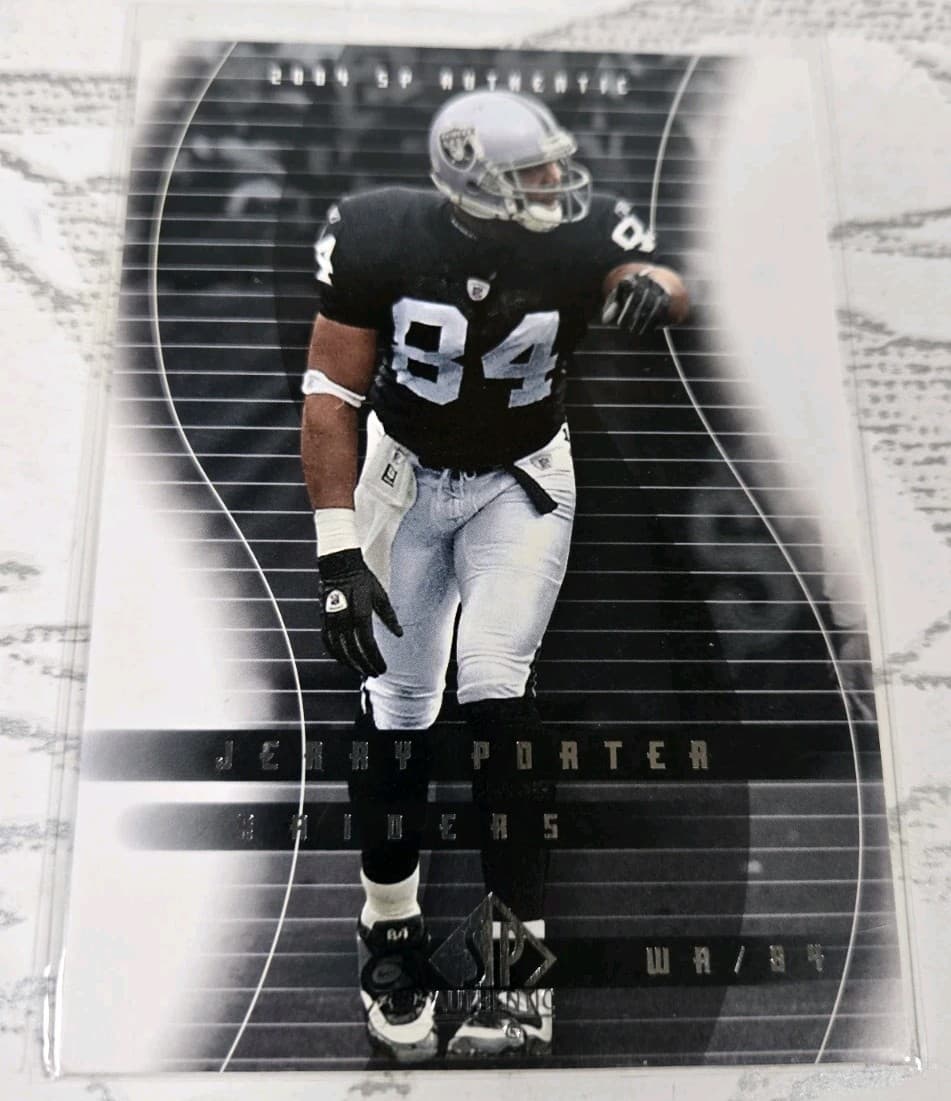 Listing photo for 2004 Upper Deck NFL Football Card Raiders Jerry Porter #65