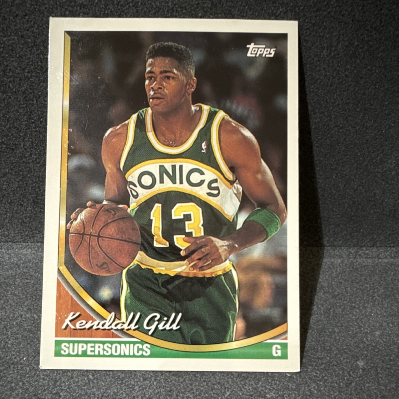 Listing photo for 1993-94 Topps Kendall Gill #221 Seattle Supersonics NBA Basketball Card Base Set