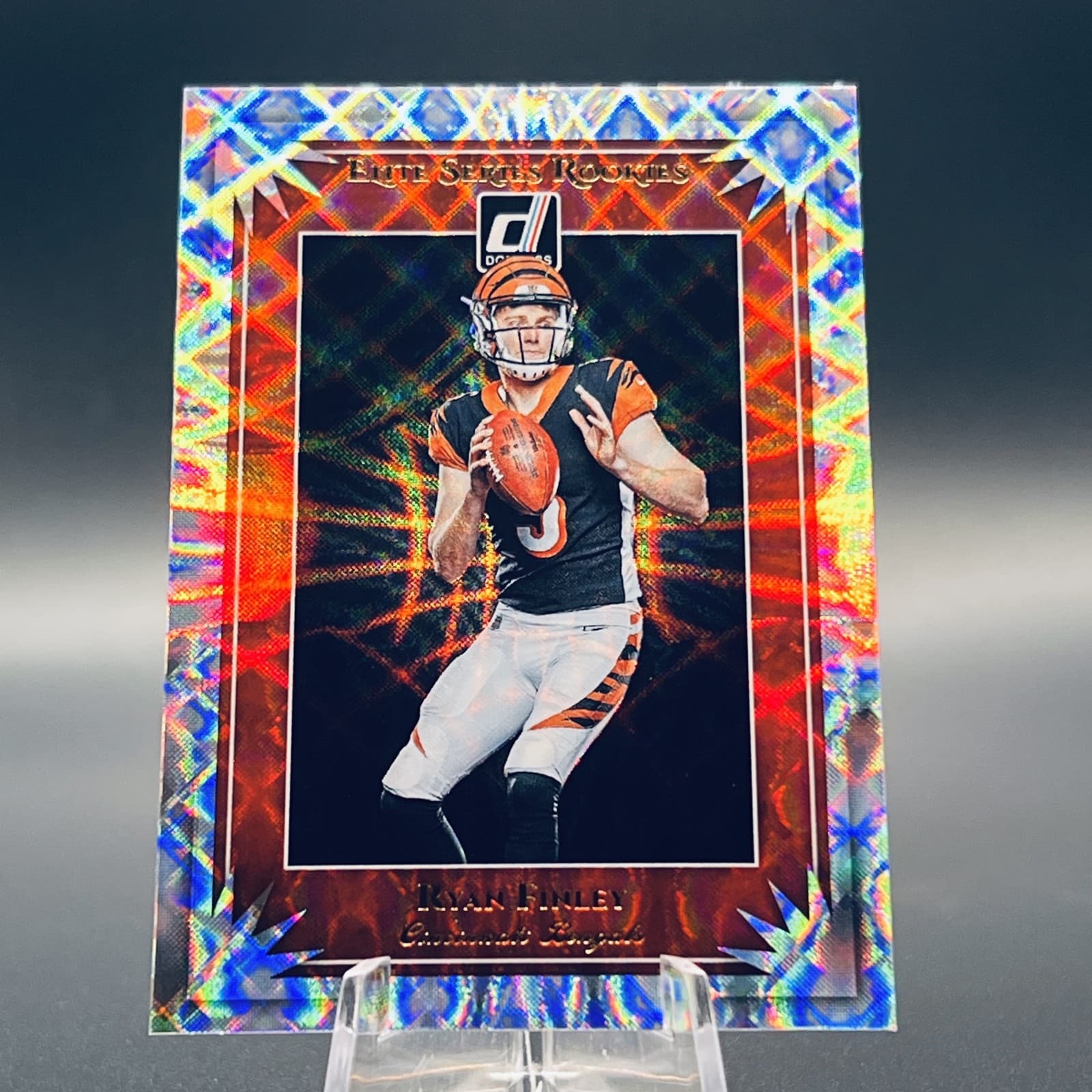 Listing photo for 2019 Panini Donruss Elite Series Rookies Ryan Finley #ESR-6 RC NFL Football Card