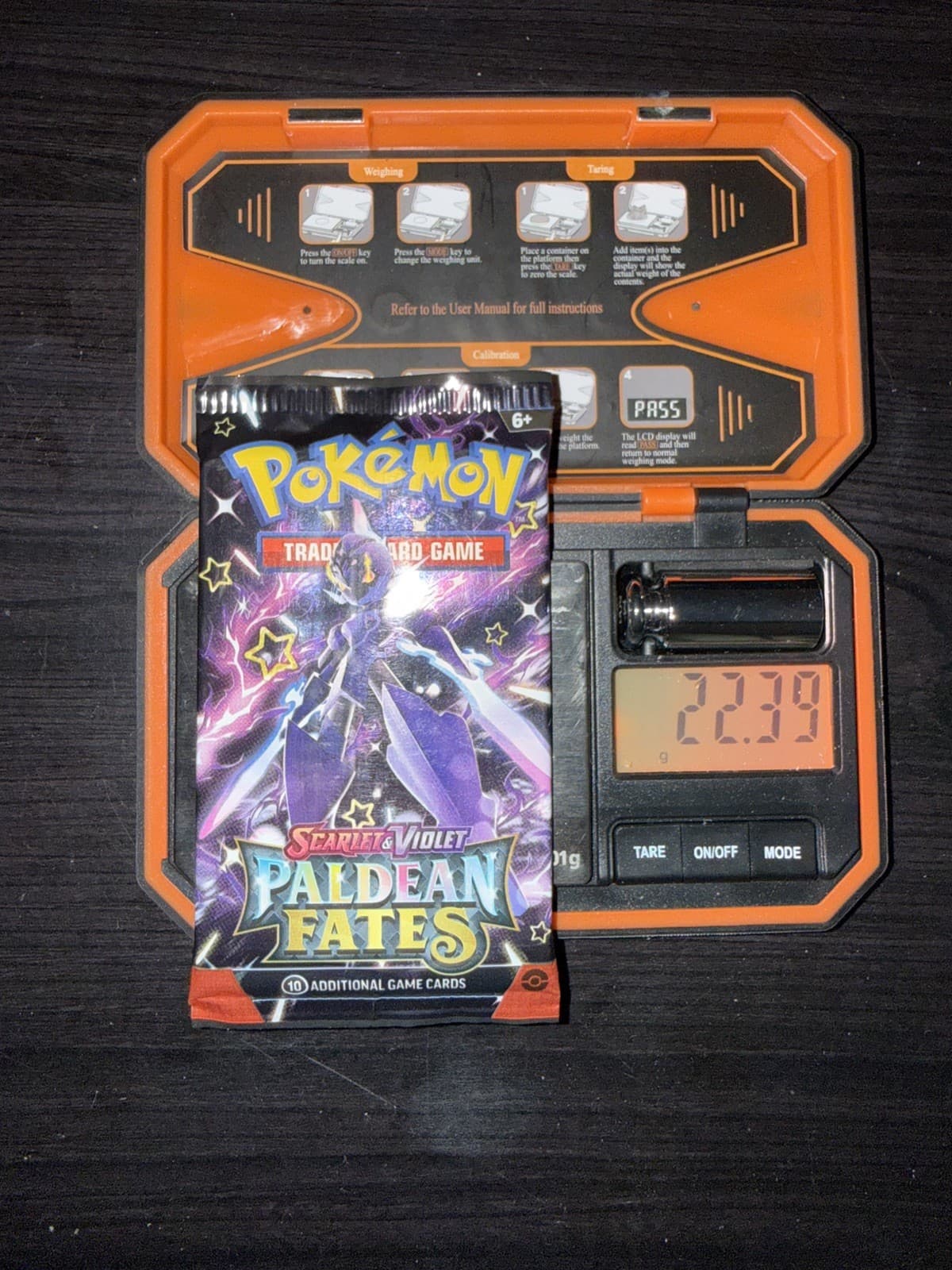 Listing photo for Pokémon TCG Paldean Fates Booster Pack 10 Cards 1 Pack English 2024 Tinkaton