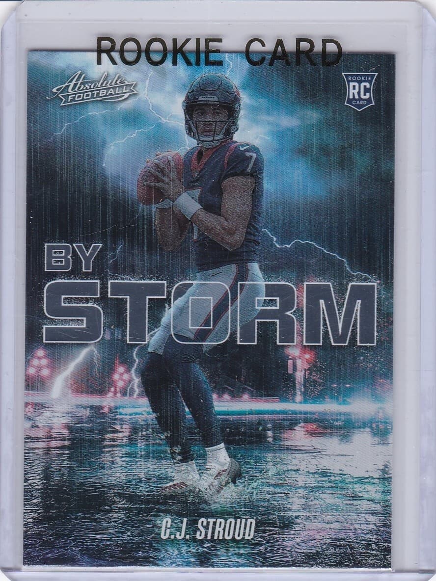Listing photo for C.J. STROUD ROOKIE CARD 2023 Absolute Football BY STORM NFL RC Houston Texans CJ