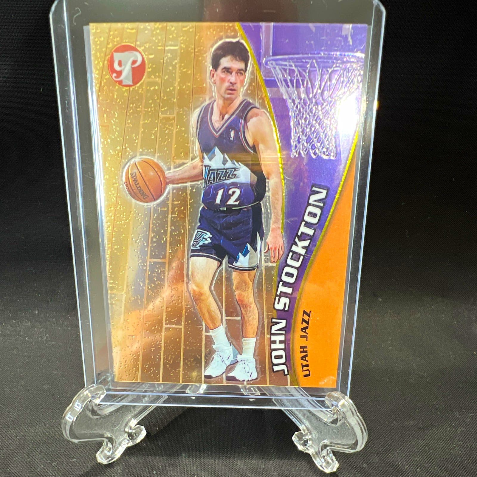 Listing photo for Topps 2001-02 Pristine Base Set John Stockton Utah Jazz #24 NBA Card