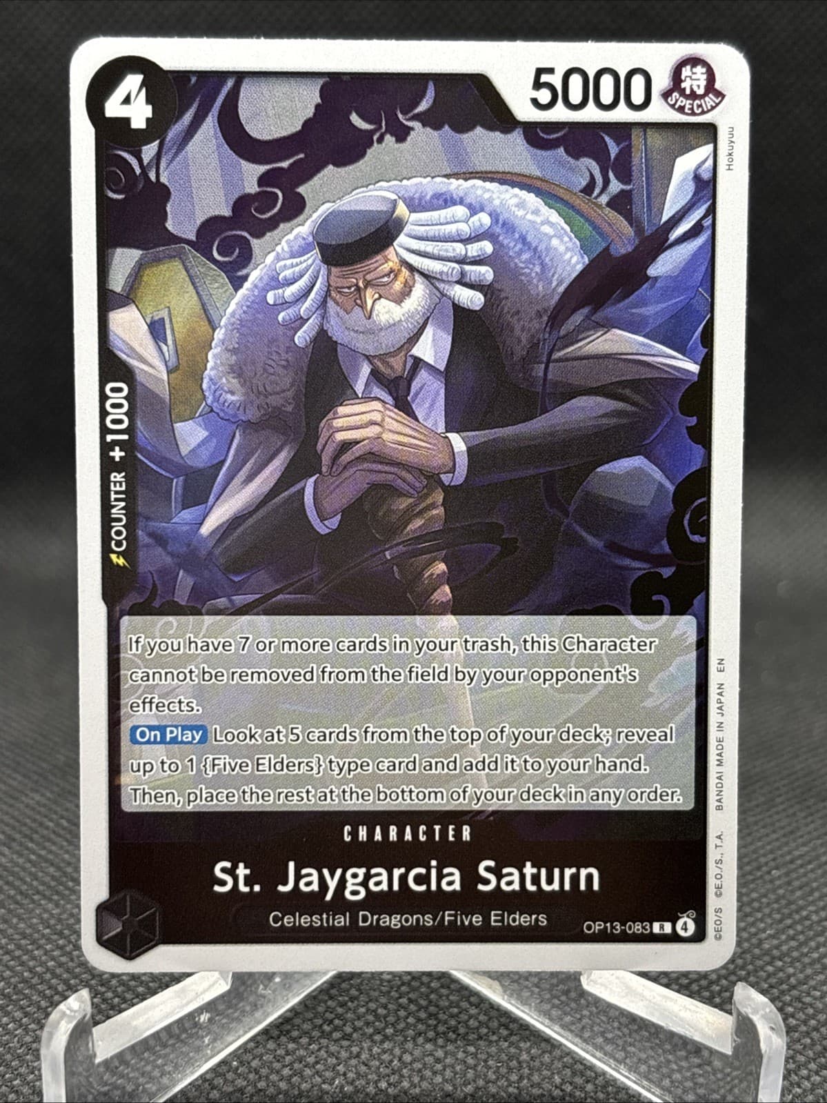 Listing photo for St Jaygarcia Saturn OP13-083 Rare One Piece Card Game 2026 TCG