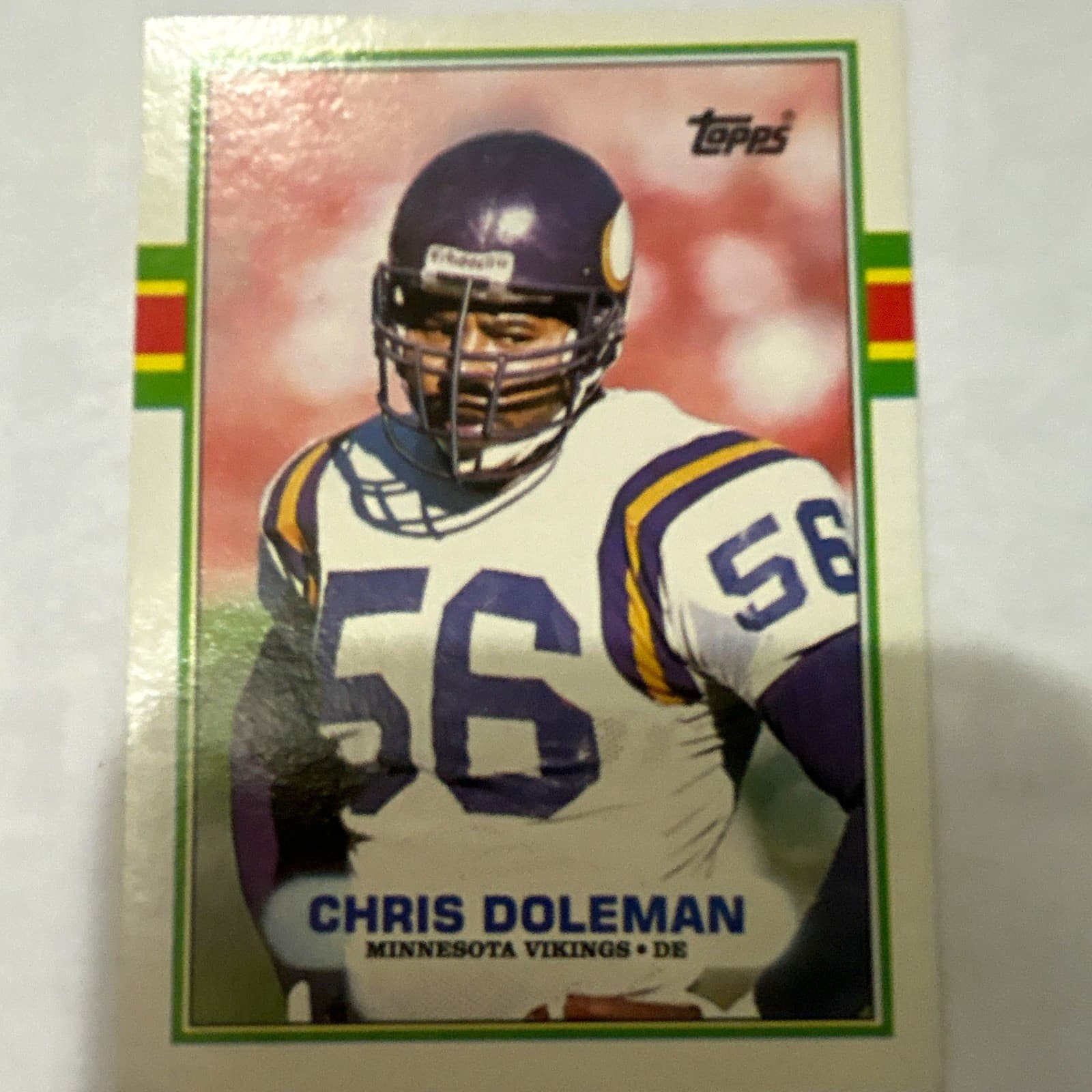 Listing photo for Topps Chris Doleman Minnesota Vikings #98 NFL Football Trading Card