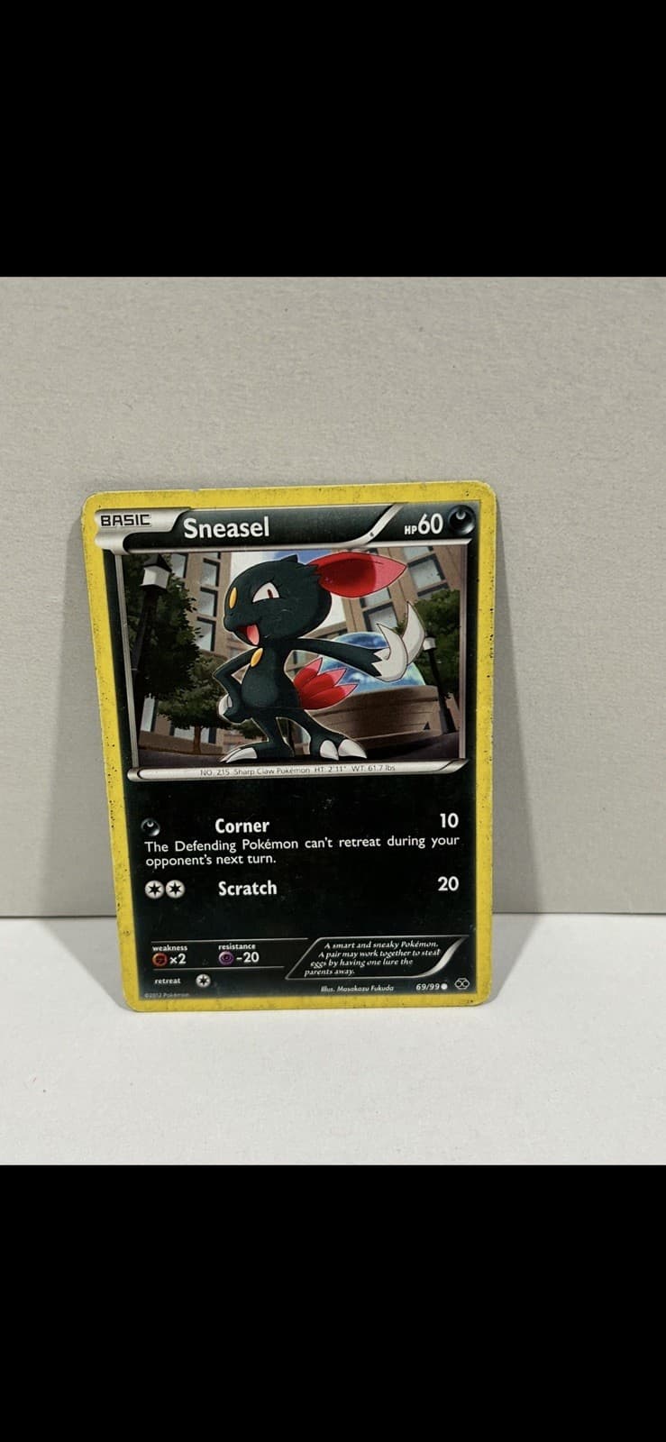 Listing photo for Sneasel - 69/99 - Common Next Destinies - Darkness Pokémon