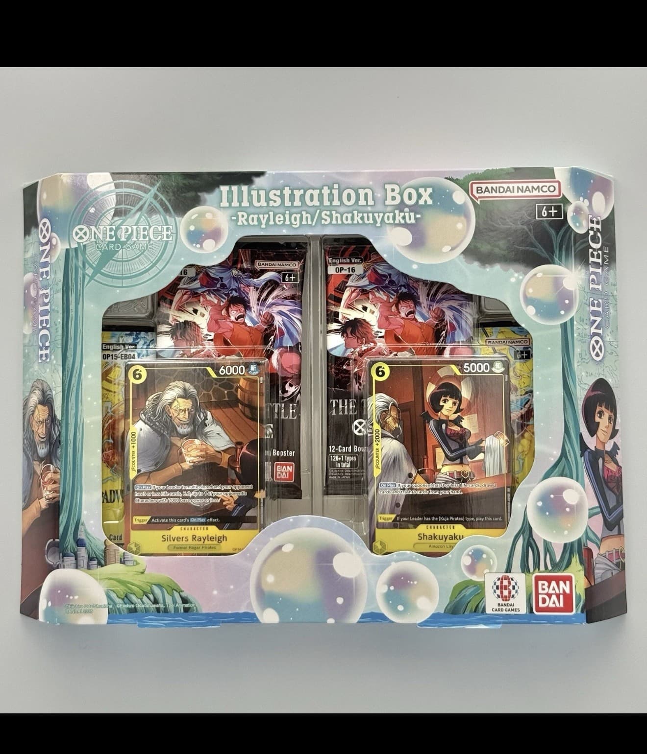 Listing photo for One Piece Card Game: Illustration Box - Vol 7 - Rayleigh/Shakuyaku - New/Sealed