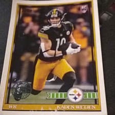 Listing photo for Panini Score Rookie Kaden Wetjen Pittsburgh Steelers NFL Football Card SPC-KW