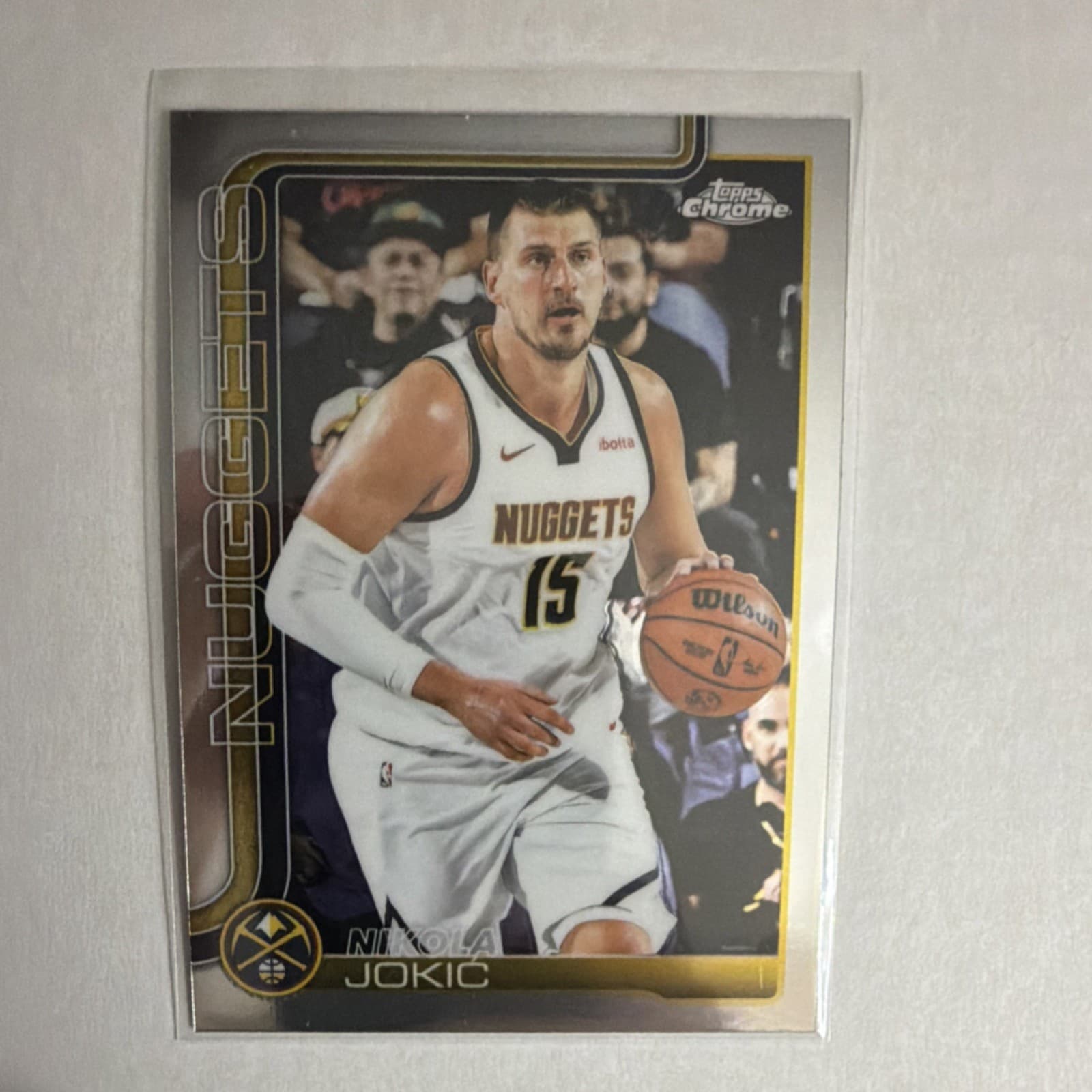 Listing photo for π₯Topps 2025-26 Chrome Nikola JokiΔ #25 Denver Nuggets NBA Basketball Cardπ₯