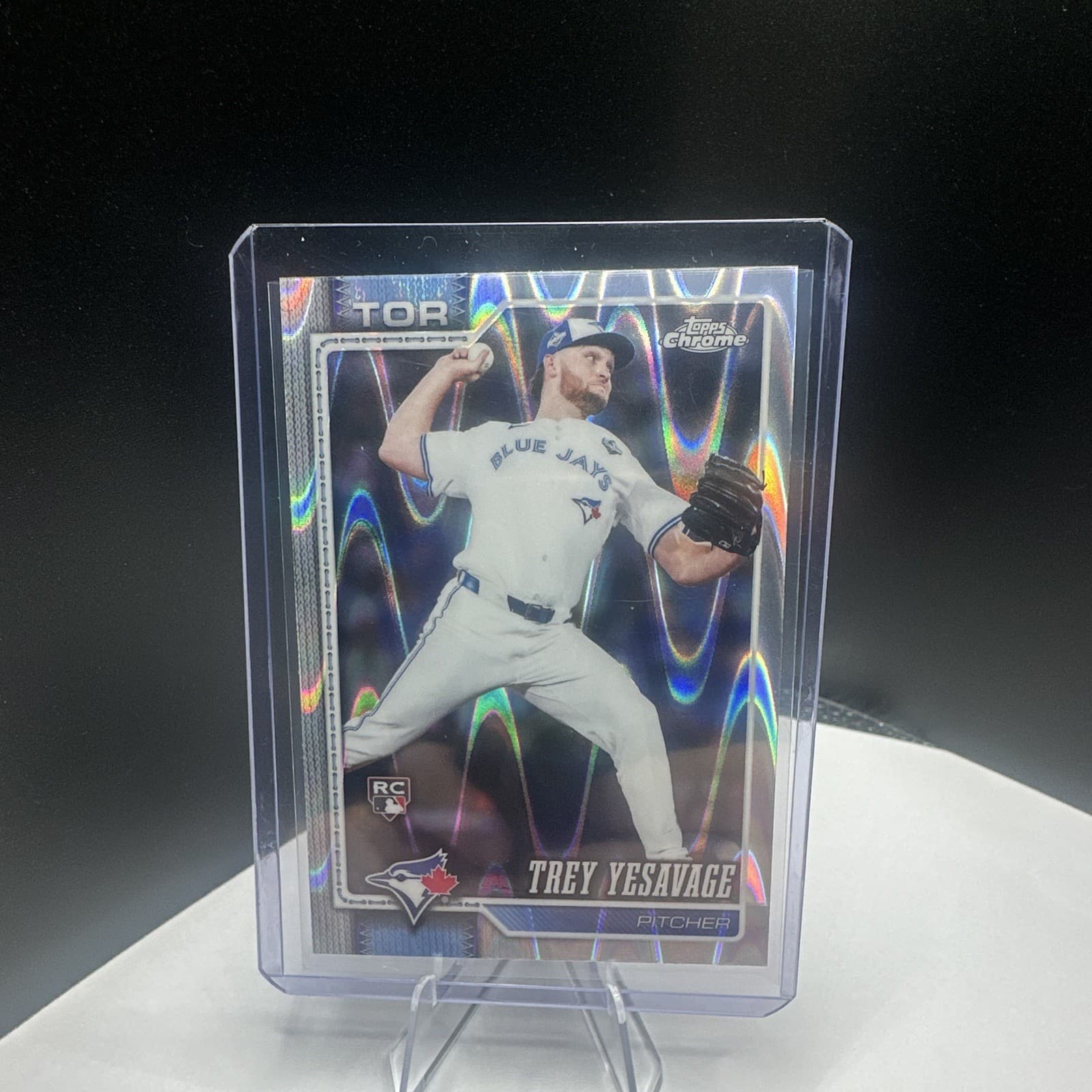 Listing photo for Topps Chrome 2024 Trey Yesavage Toronto Blue Jays #86 Rookie Baseball Card MLB