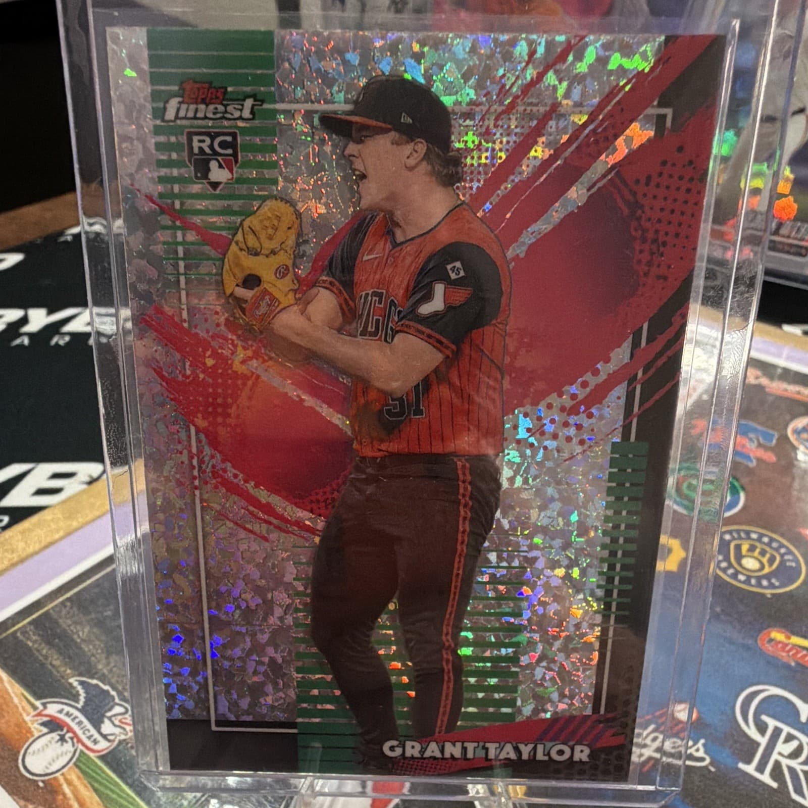 Listing photo for Topps Finest 2026 Grant Taylor Chicago White Sox #262 RC MLB Baseball Card