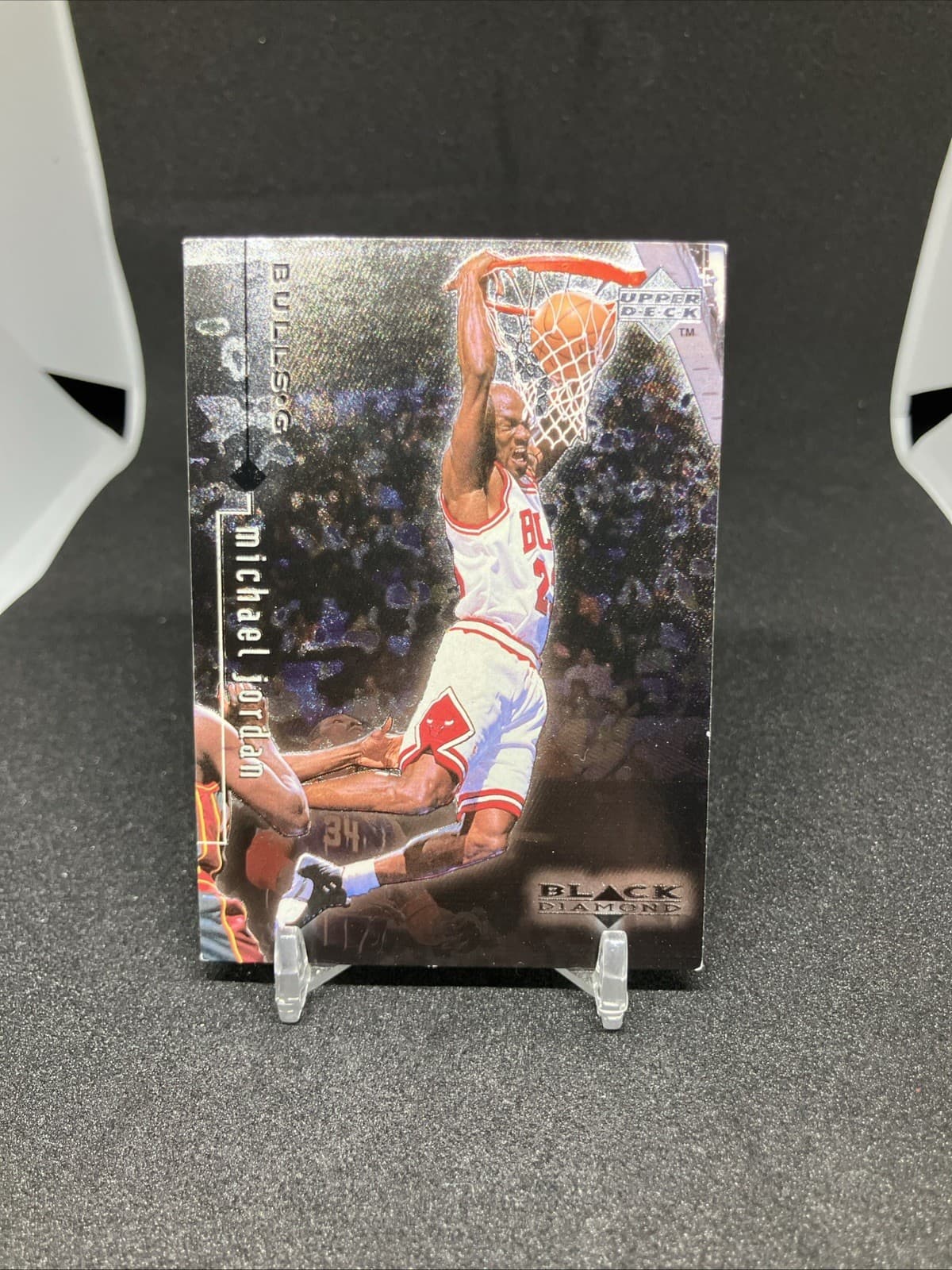Listing photo for Upper Deck 1998-99 Black Diamond Michael Jordan #13 Bulls NBA Basketball Card